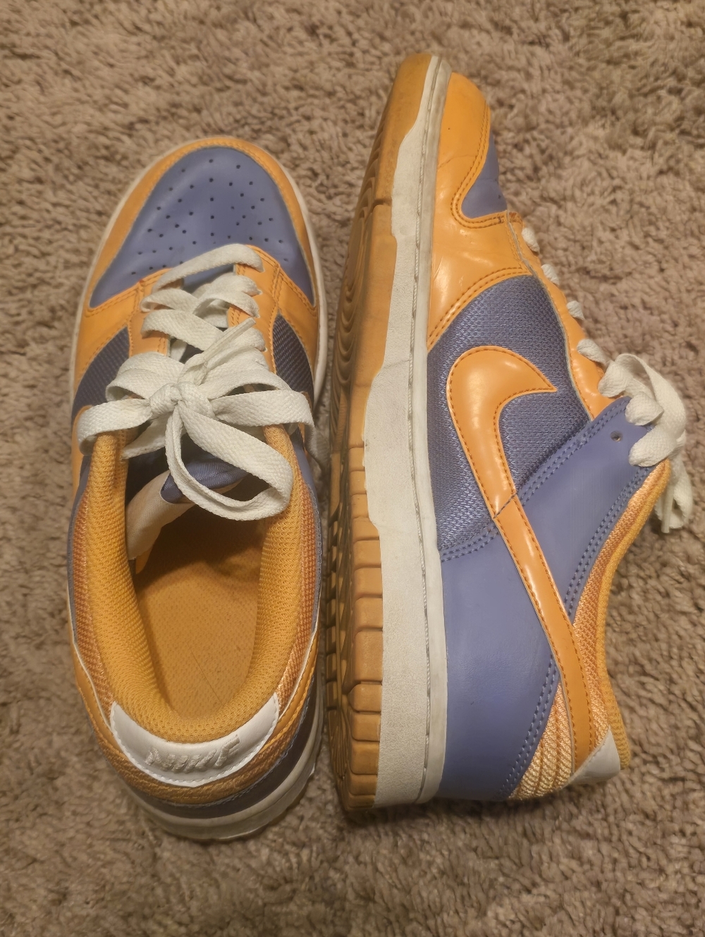 Nike Dunk 317813-581 Low Purple / Melon Womens Size 9.5 RARE Air Grail Skate - Picture 6 of 9